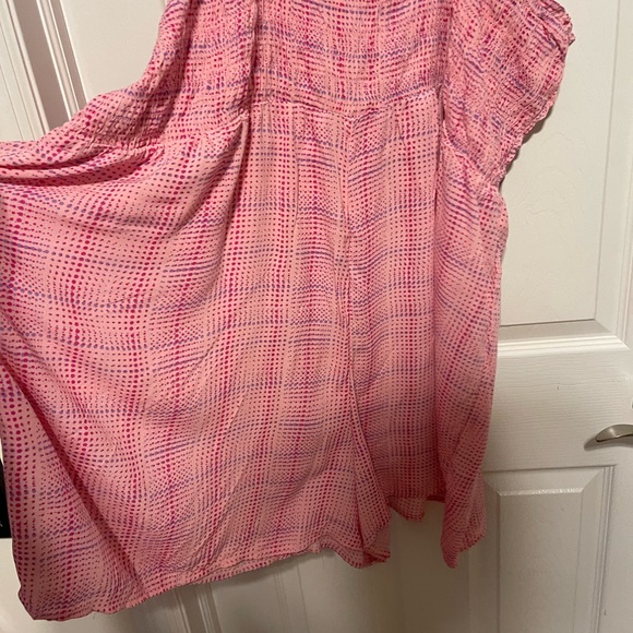 BP. Nordstrom Smocked Bodice Romper 4X - Picture 4 of 5